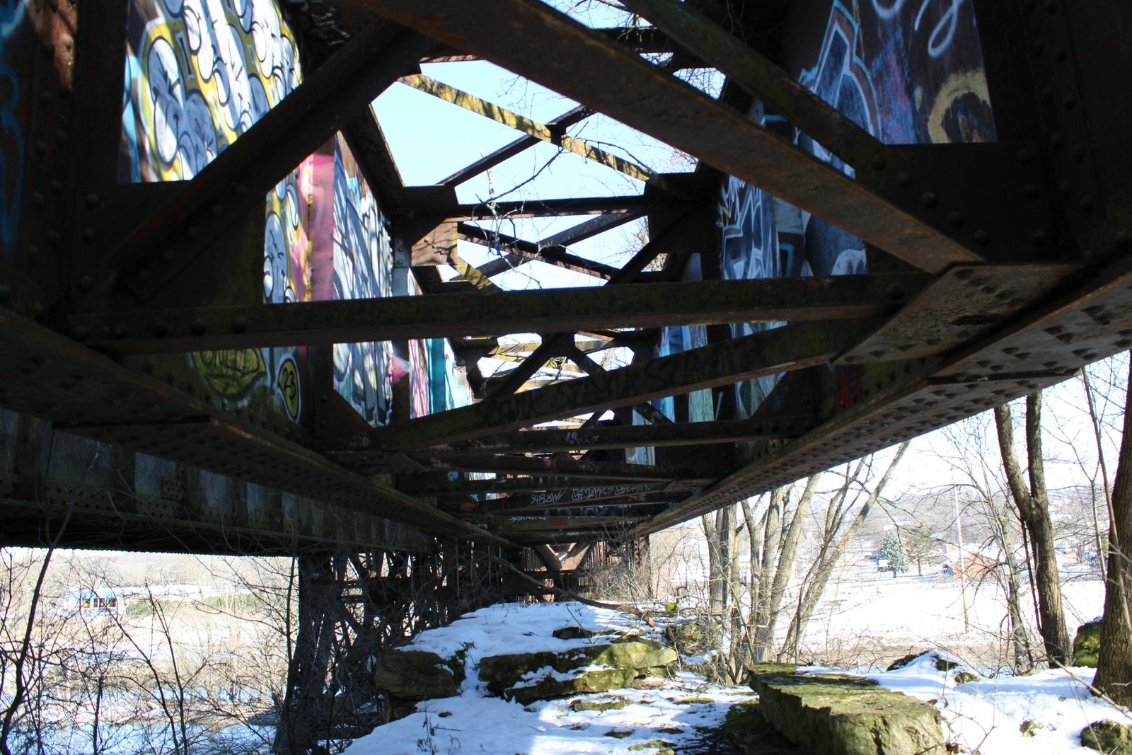 Underneath span #2